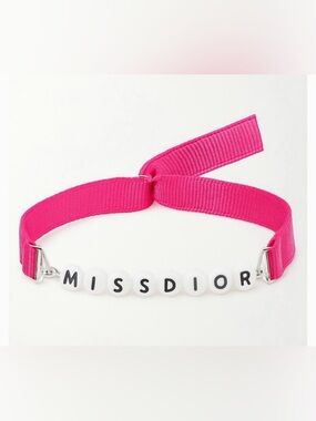 Miss Dior, pink ribbon Bracelet
